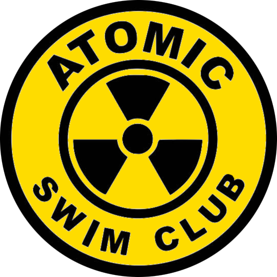 Atomic swim club logo